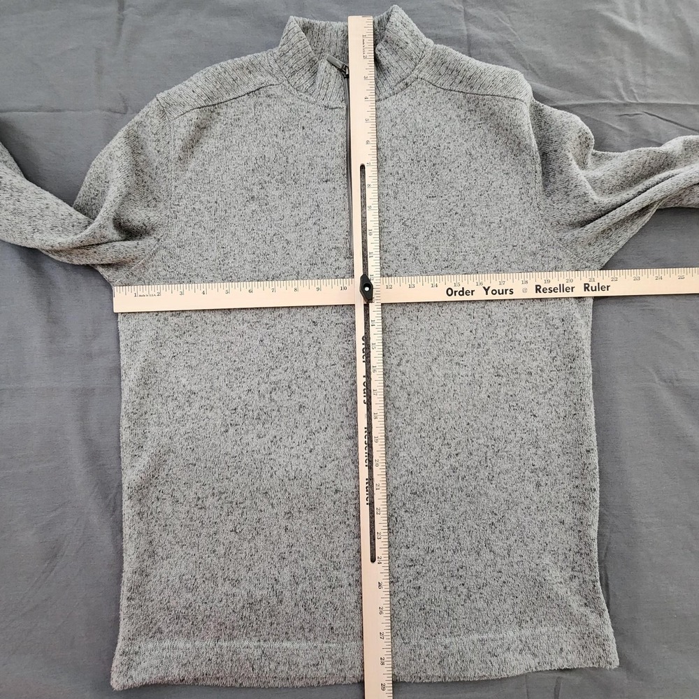 Telluride Clothing Company‎ Sweater Mens Medium Gray Fleece Mock Neck Pullover